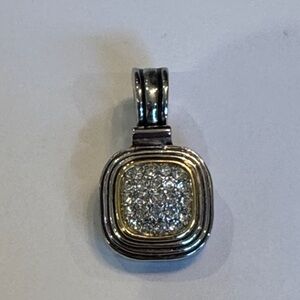 Elegant Silver and Gold Pendant